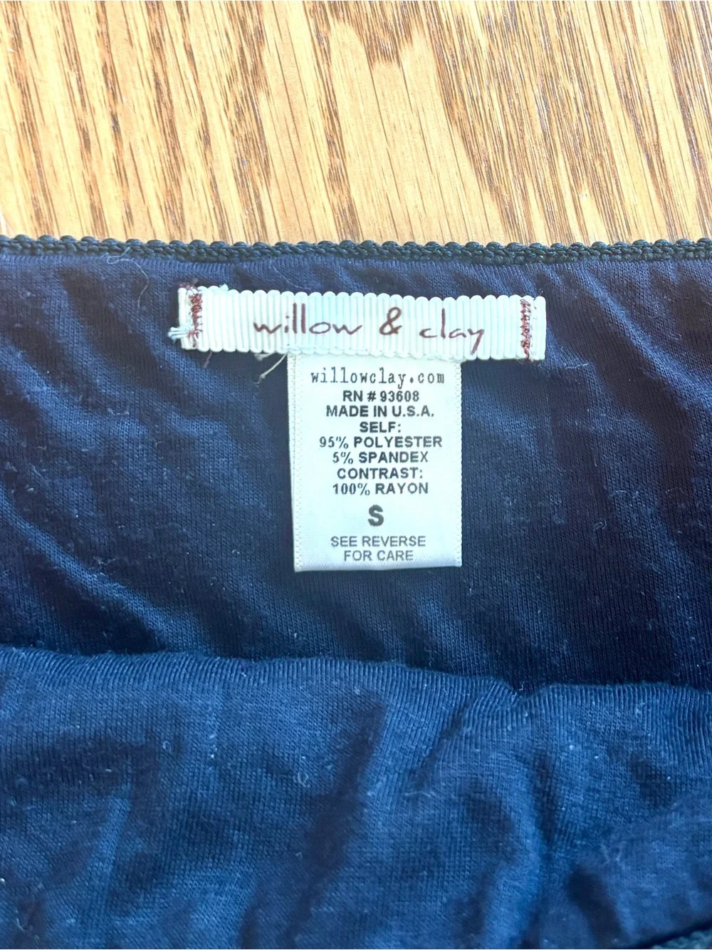 Willow & Clay Size S Beaded Black Sequin Mini Skirt
